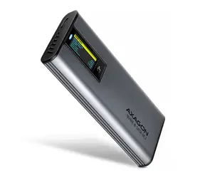 Axagon EEM2-SD2 USB-C 10 Gb/s - metalowa obudowa wyświetlacza M.2 NVMe i SATA SSD, bezśrubowa