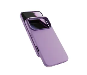 Epico Silicone Pro Mag+ do iPhone'a 17 Pro Max, kompatybilne z Qi2 i MagSafe, fioletowe