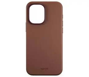 Epico Leather Pro Mag+ do iPhone'a 17 Qi2 i kompatybilne z MagSafe, brązowe