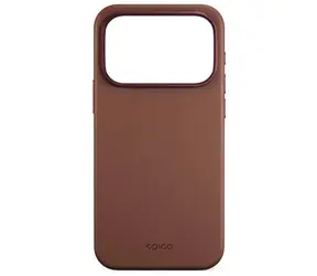Epico Leather Pro Mag+ do iPhone'a 17 Pro Max, kompatybilne z Qi2 i MagSafe, brązowe