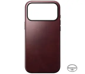Etui skórzane Nomad Modern Leather Case do Apple iPhone 17 Pro Max w kolorze bordowym (Horween)