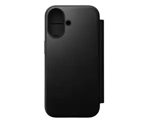 Etui folio Nomad Modern Leather do Apple iPhone 17 w kolorze czarnym