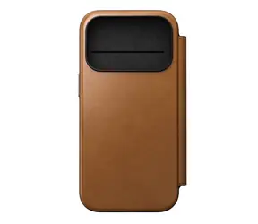 Etui folio Nomad Modern Leather do Apple iPhone 17 Pro English Tan