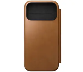 Etui folio Nomad Modern Leather do Apple iPhone 17 Pro Max English Tan