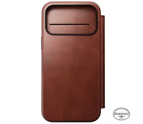 Nomad Modern Leather Folio Case for Apple iPhone 17 Pro Max olde Dublin (Horween)