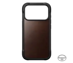 Etui skórzane Nomad Rugged Leather Case do Apple iPhone 17 Pro, rustykalny brąz (Horween) 