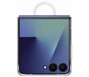Tylna obudowa Samsung z uchwytem na palec Flip7 przezroczysta