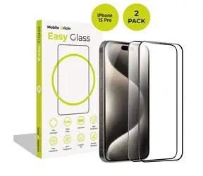Szkło ochronne Mobile Origin EasyGlass iPhone 15 Pro / 2 sztuki