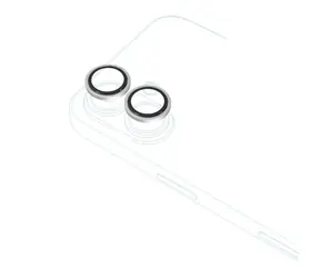 Osłony obiektywu Epico Aluminum Lens Protectors do aparatu iPhone 17 w kolorze srebrnym