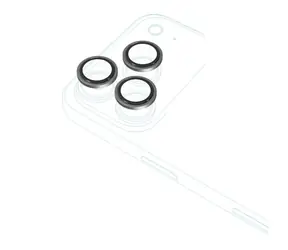 Osłony obiektywu Epico Aluminum Lens Protectors do iPhone'a 17 Pro/17 Pro Max w kolorze srebrnym