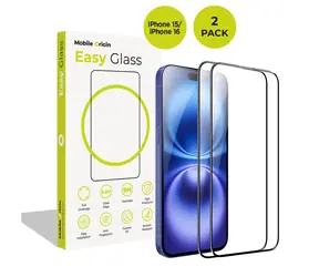 Szkło ochronne Mobile Origin EasyGlass iPhone 15/iPhone 16 / 2 sztuki