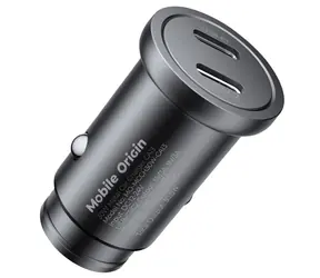 Ładowarka samochodowa Mobile Origin Metal 30 W CA13 / 2 x USB-C