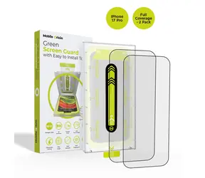 Szkło ochronne na ekran Mobile Origin do Apple iPhone 17 Pro / Szkło ochronne z aplikatorem / 2 sztuki