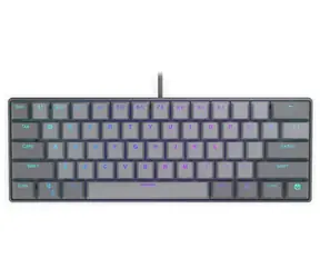 Endorfy Thock V2 Compact US szary / Klawiatura gamingowa / Przewodowa / Endorfy czerwony / USB / Układ US / 60 klawiszy