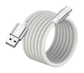 YENKEE YCU MAGNETIC 04 Kabel USB-A (M) - USB-C (M) 1,5 m biały / 18 W / 480 Mb/s 