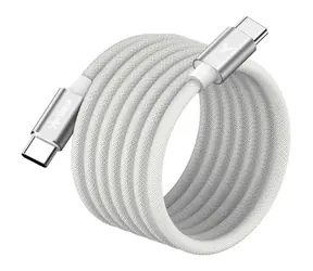 YENKEE YCU MAGNETIC 03 Kabel USB-C (M) - USB-C (M) 1,5 m biały / 60 W / 480 Mb/s 