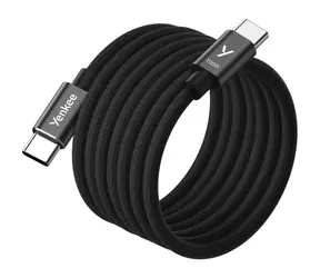 YENKEE YCU MAGNETIC 02 Kabel USB-C (M) - USB-C (M) 1,5 m czarny / 100 W / 480 Mb/s