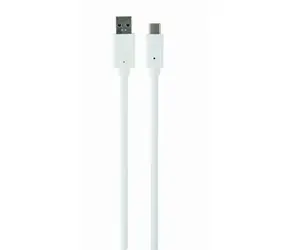 Gembird SKGBCCP-USB3-AMCM-W-10 Kabel USB-C biały / 1x USB-C (M) / 1x USB-A (M) / 3M