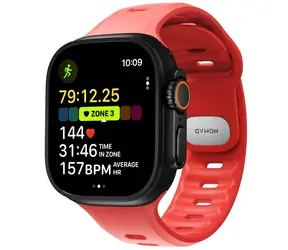 Pasek Nomad Tempo Band do Apple Watch 49 mm/Ultra czerwony