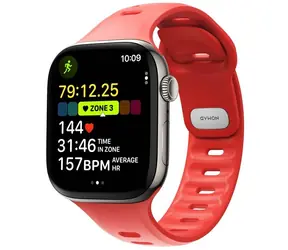 Pasek Nomad Tempo Band do Apple Watch 45 mm/46 mm czerwony