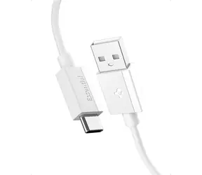 Kabel Spigen ACA08716 Essential USB-A do USB-C 60 W 2 m biały / USB 2.0