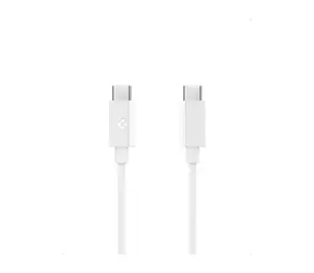 Kabel Spigen ACA08719 Essential USB-C do USB-C 60 W 2 m biały / USB 2.0