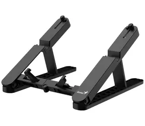 Genius G-Stand M200 przenośny stojak na laptopa, tablet i telefon, czarny / 10-17" / 6 pozycji / składany