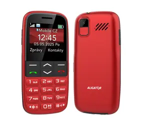 Aligator A770 Senior czerwony + ładowarka biurkowa