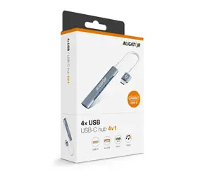 Hub Aligator USB-C / 4X USB