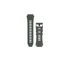 Pasek silikonowy ze Aligator 22 mm / ciemnozielony