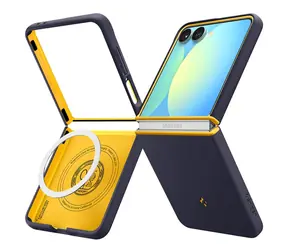 Etui ochronne Spigen Nano Pop MagSafe do Samsung Galaxy Z Flip7 w kolorze bordowym i granatowym