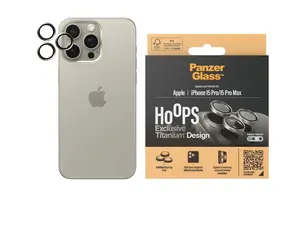 Pierścienie ochronne na obiektywy PanzerGlass HoOps do aparatów Apple iPhone 16 Pro/15 Pro/16 Pro Max/15 Pro Max