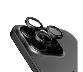 Pierścienie ochronne na obiektywy PanzerGlass HoOps do aparatów Apple iPhone 16 Pro/15 Pro/16 Pro Max/15 Pro Max - czarne i Titan