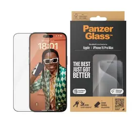 PanzerGlass Ceramic Apple iPhone 15 Pro Max z ramką montażową