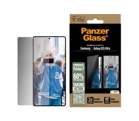 PanzerGlass Privacy Samsung Galaxy S25 Ultra z ramką montażową