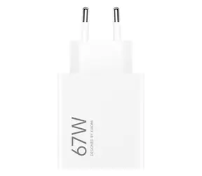 XIAOMI 67W HyperCharge GaN biały / Adapter ładujący / USB-A 