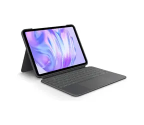 Etui ochronne Logitech Combo Touch z klawiaturą brytyjską do Apple iPad Pro 11" (M4 i M5) w kolorze szarym