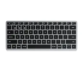Klawiatura Satechi Slim X1 szara / klawiatura bezprzewodowa / Bluetooth / USB-C / podświetlana 