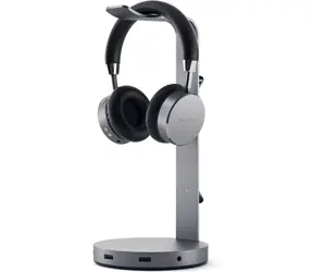 Stojak na słuchawki Satechi Headphone Stand Hub szary / uchwyt na słuchawki / aluminium