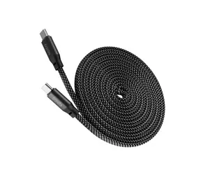 Kabel magnetyczny Epico UltraLink 240W USB-C do USB-C EC40 czarny / 1,5 m / 240 W / 480 Mb/s