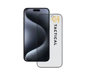 Szkło Tactical Privacy Stealth 5D do Apple iPhone 15 Pro, czarne