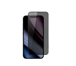 Szkło ochronne Epico Privacy Glass 3D DF do iPhone 15 Pro Max / odporne na upadki i zarysowania