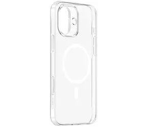 Etui magnetyczne Baseus TouchButton do Apple iPhone 16, przezroczyste