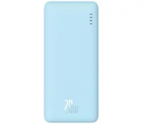 Baseus P10022801313-00 Airpow 10000mAh 20W niebieski / Power bank / 1x USB-A + 1x USB-C + 1x microUSB