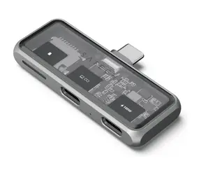 Hub Satechi Mobile XR USB-C szary / 2x USB-C / microSD / PD 100W