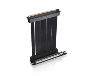Cable Riser Thermaltake PCI-E 4.0 Dual 90 13 cm czarny / kabel przedłużający PCI-E