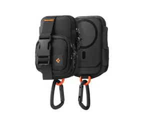 Uszkodzone opakowanie - Spigen Przenośny organizer SnapZip organizer czarny / MagSafe