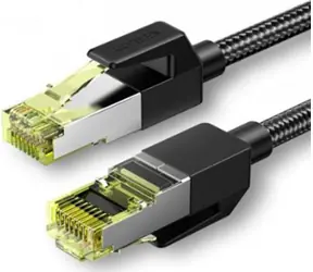 Kabel sieciowy Ugreen NW150 czarny / 2 m / 10 Gb/s / 600 MHz / Cat 7