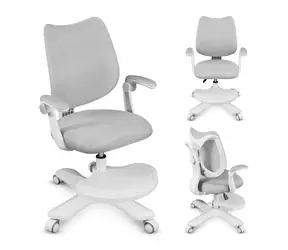 Mark Adler Junior 4.6 szary / Krzesło ergonomiczne dla dzieci