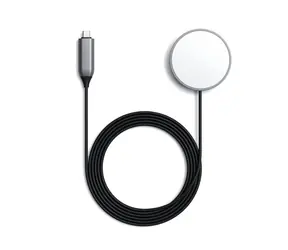 Kabel magnetyczny do ładowania bezprzewodowego Satechi USB-C szary / 7,5 W / 1,5 m 